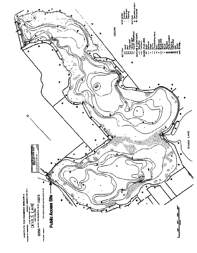 michigan fishing lakes inland report