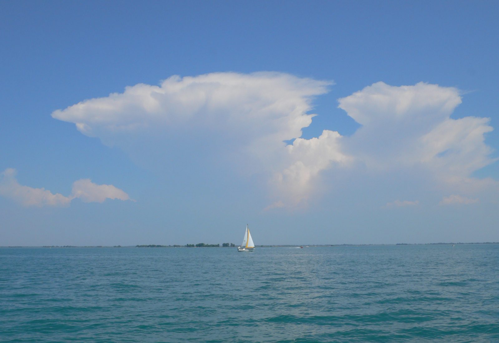 Storm clouds over Lake St. Clair